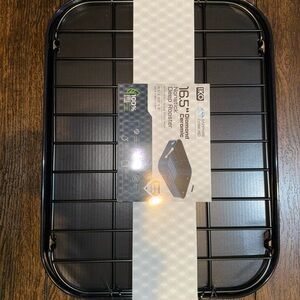 Sapphire Diamond IKO 16.5”Nonstick Deep Roaster By: IKO With Heavy Steel Rack